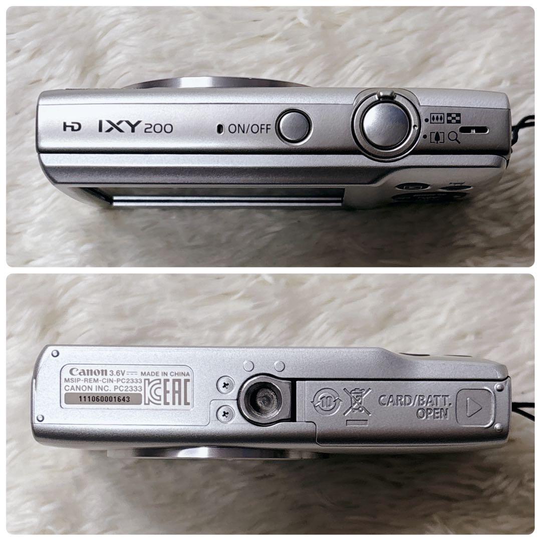 【未使用級】Canon キャノン IXY 200 オールドコンデジ シルバー