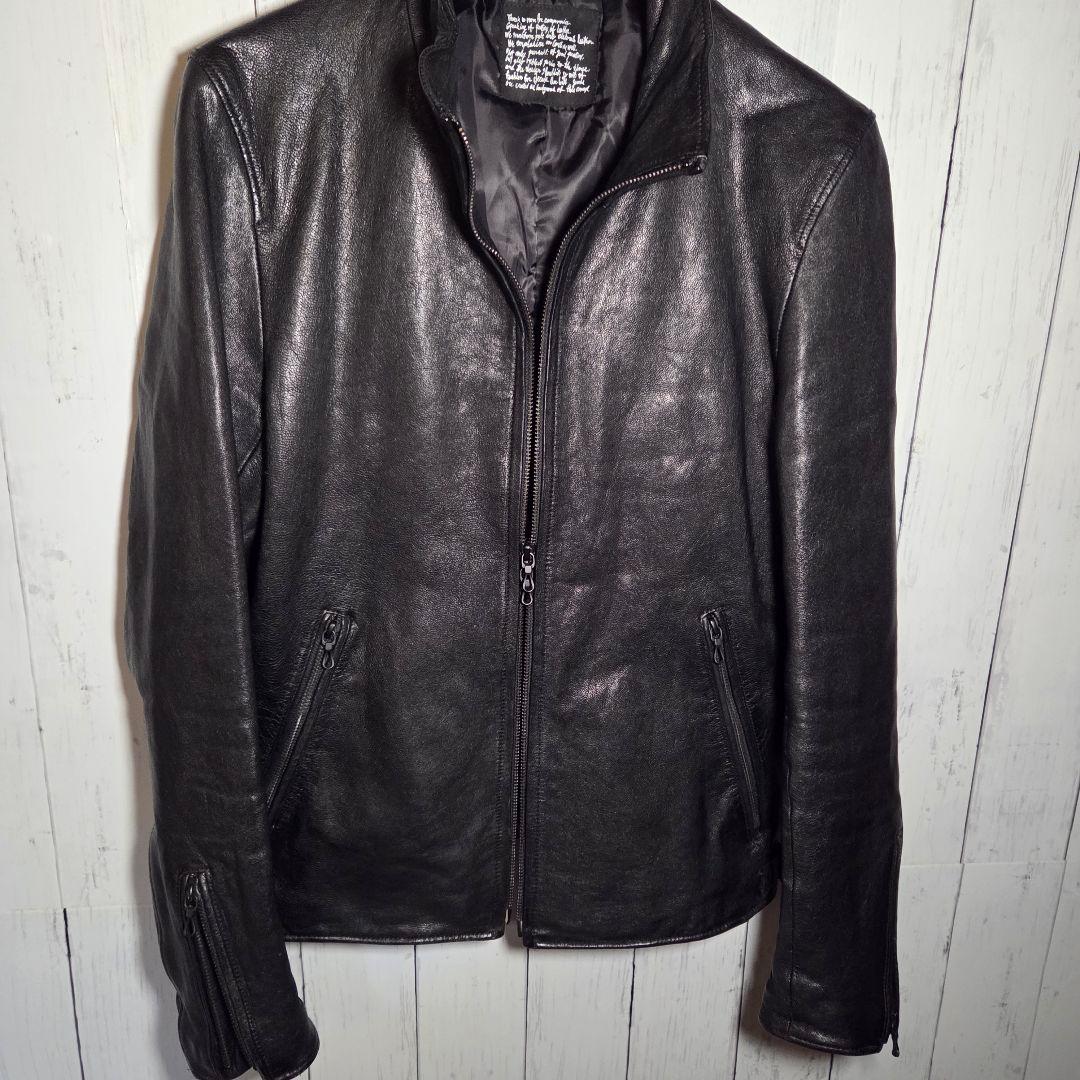 激美品 ナノユニバース THERMOLITE レザージャケットM