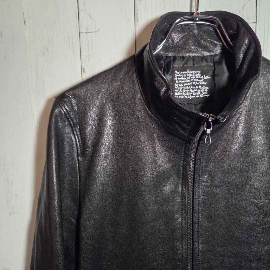 激美品 ナノユニバース THERMOLITE レザージャケットM