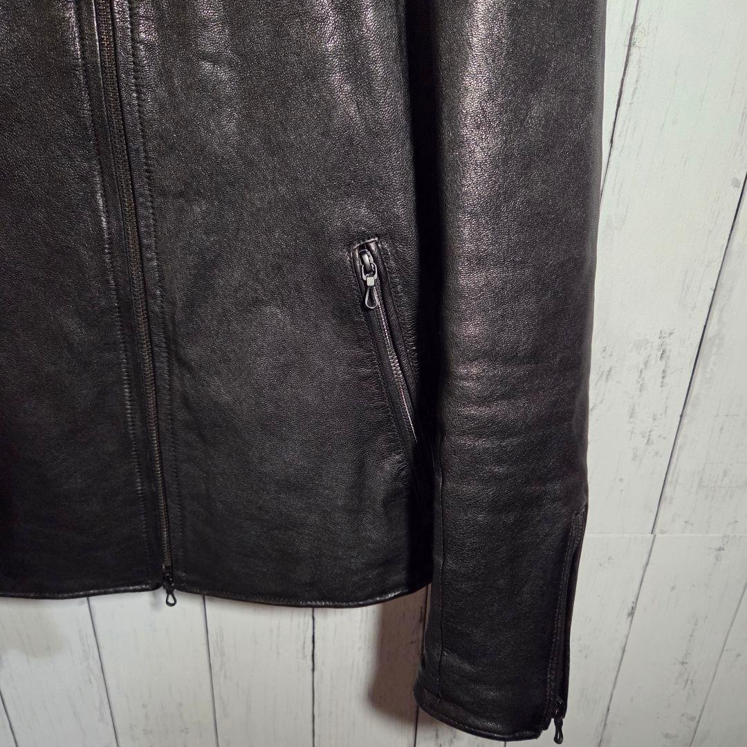 激美品 ナノユニバース THERMOLITE レザージャケットM