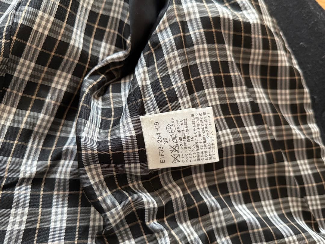 SOUMA　　　【バーバリーブルーレーベル】黒いダッフルコート