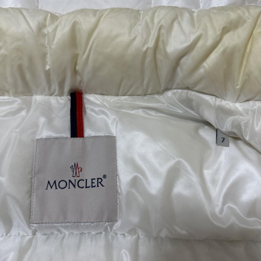 モンクレール ブラマント ダウンジャケット Wワッペン size 7 ホワイト
