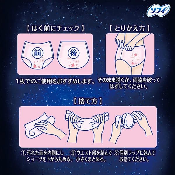 超特価！ ソフィ 超熟睡ショーツ　M/L 5個入り　18パックで計90個です♪