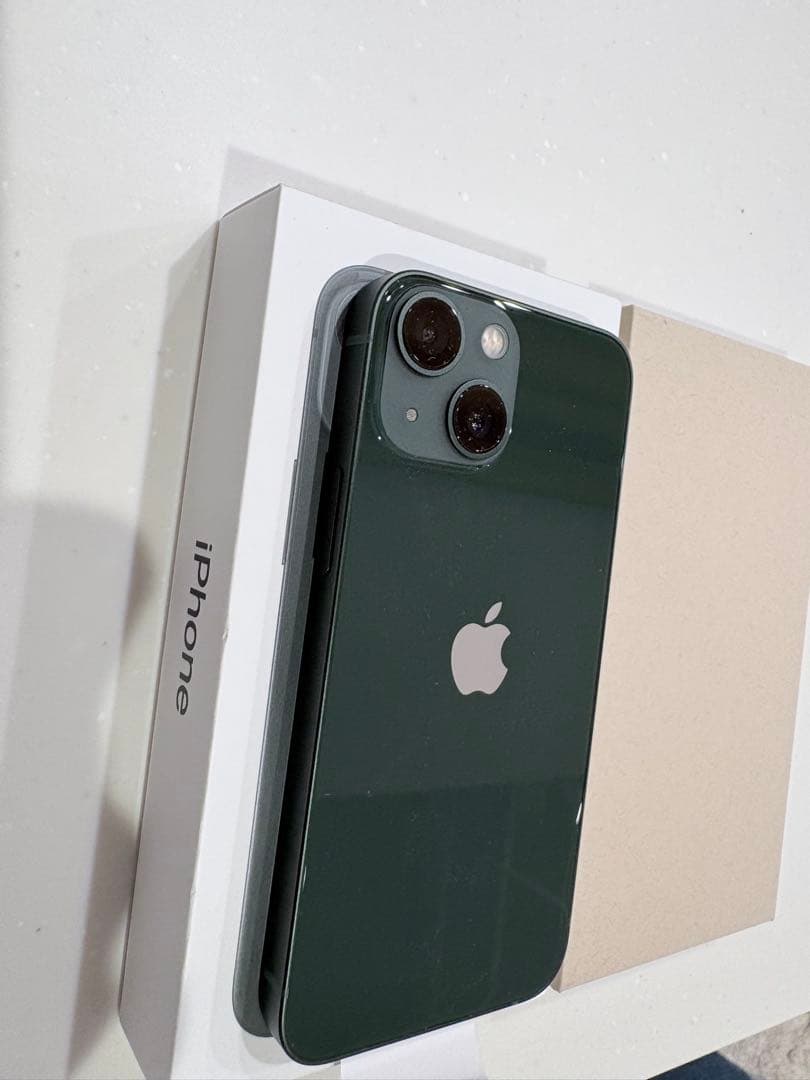 Apple iPhone 13 mini ダークグリーン 本体