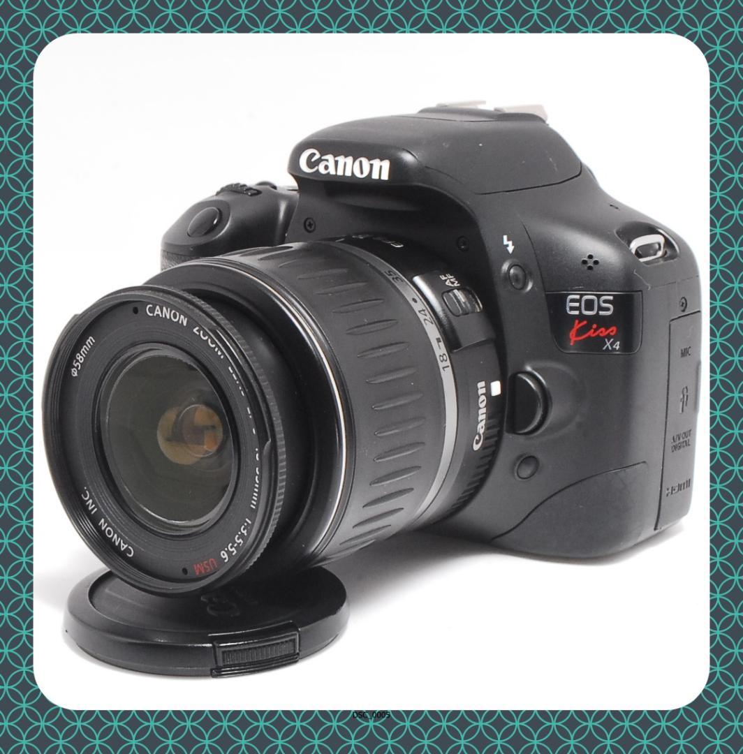 Canon EOS Kiss X4 18-55mm USM 動作品 低ショット数