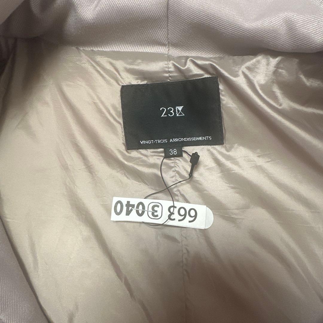 23区　シレータフタ フーデッド ダウンコート　38