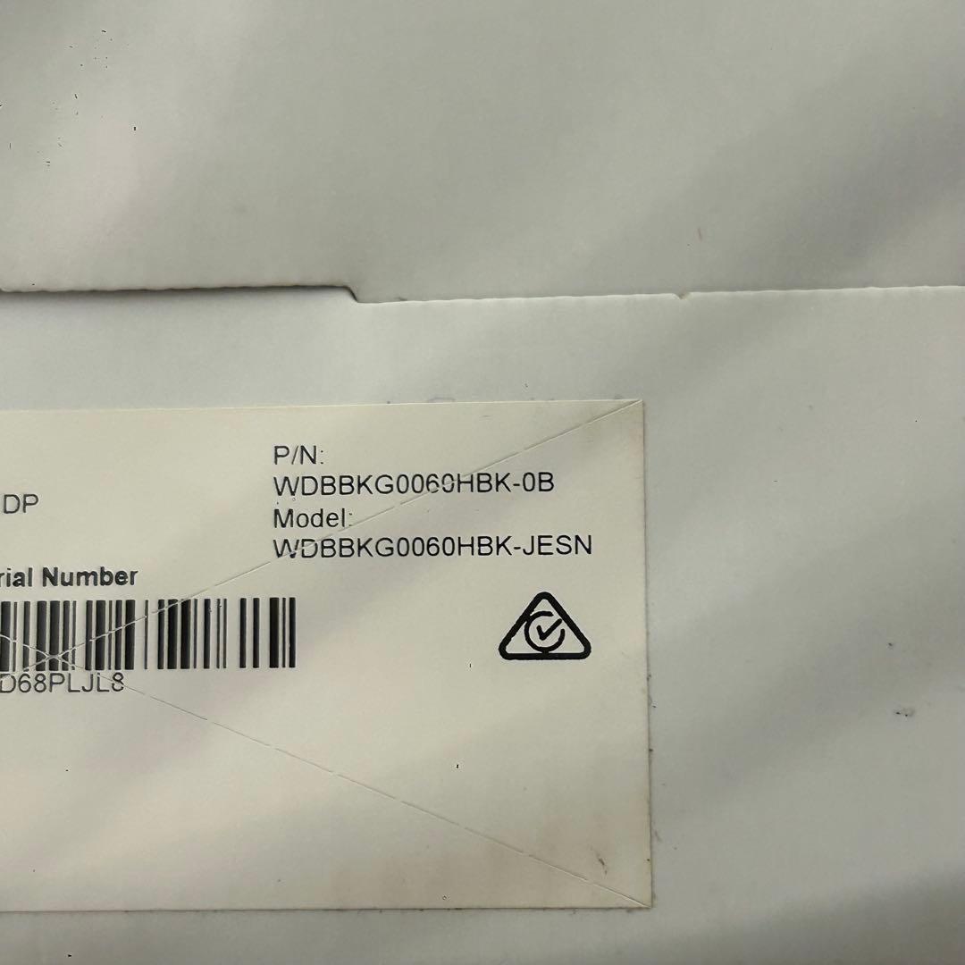 【6TB】ウエスタンデジタル Elements 外付けHDD 6TB