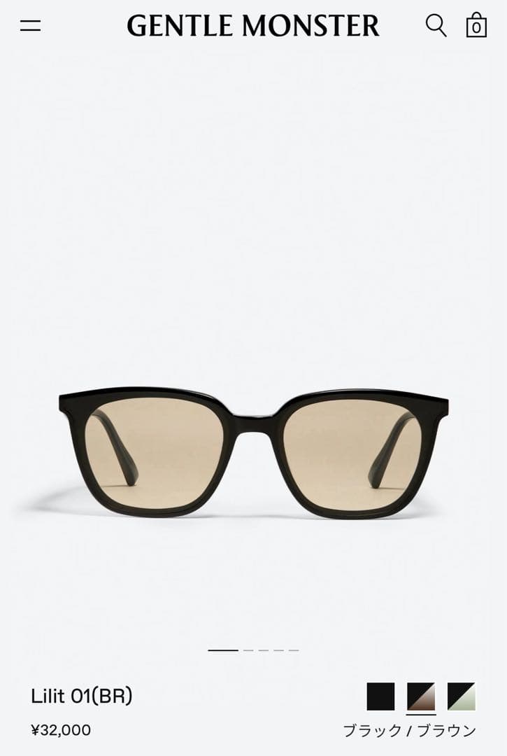 ジェントルモンスター Lilit 01(BR)