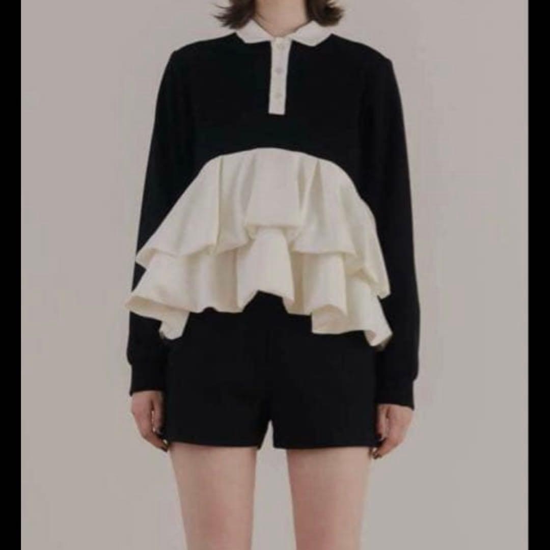 美品THE TOE Hydra Peplum tops Mサイズトップス