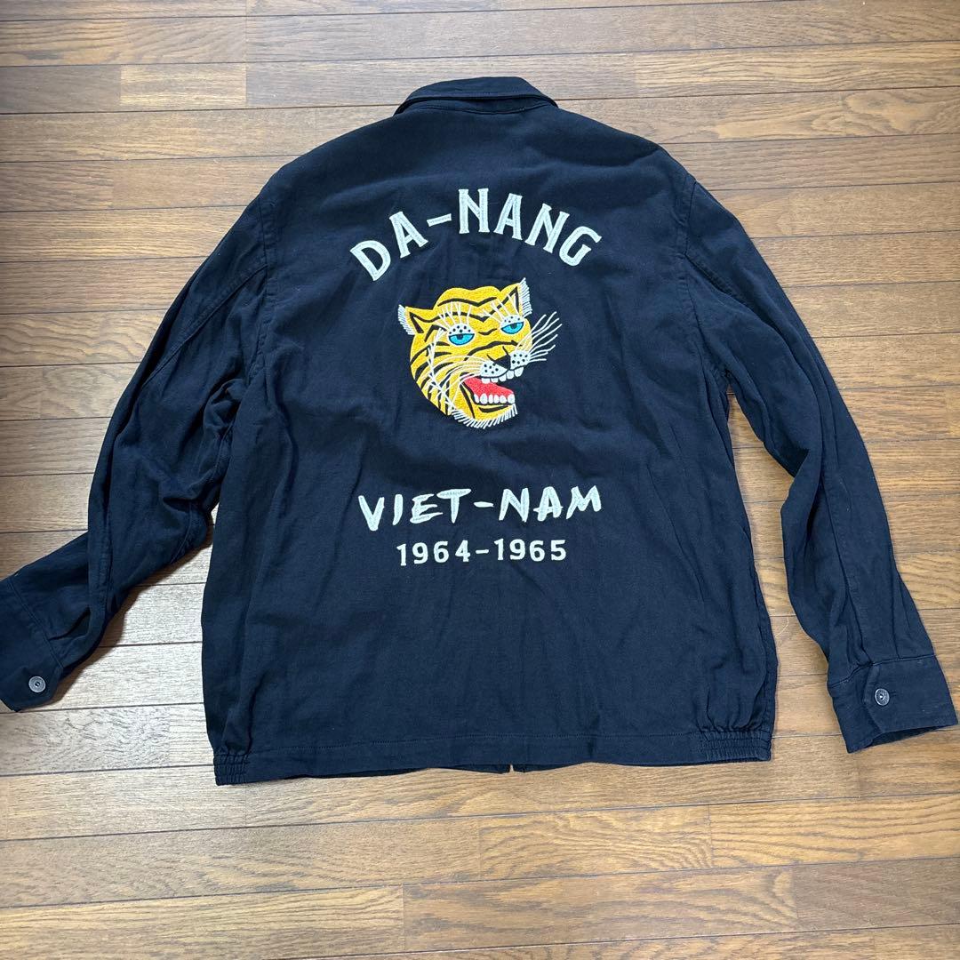 HOUSTON スカジャン ブラック X-LARGE