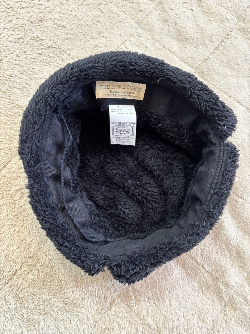 LIGHT MELTON FLIGHT CAP hwdog 美品