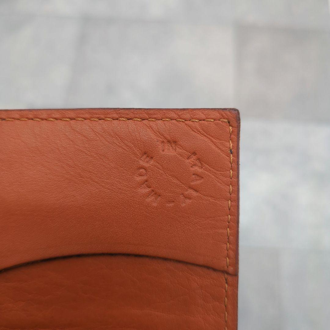 極美品✨フェリージ 長財布 コロコロ クロコ型押し レザー紺　定価86900円✨