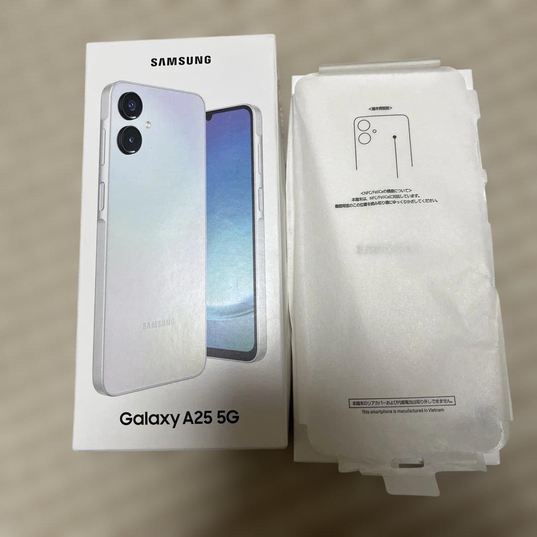 【動作確認済】Samsung Galaxy A25 5G 本体 ライトブルー