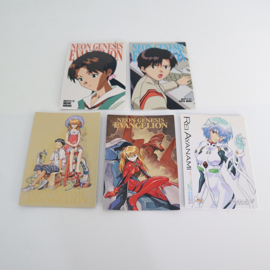 d*9様 エヴァンゲリオン　カードダス マスターズ　5枚　バンダイ　反りあり