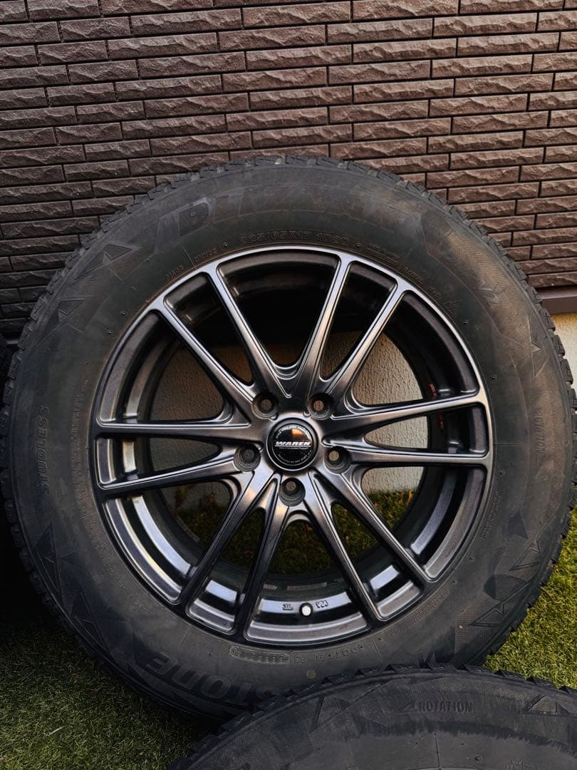 引渡希望WAREN 17インチ ブリザック　スタッドレス タイヤ・ホイールセット