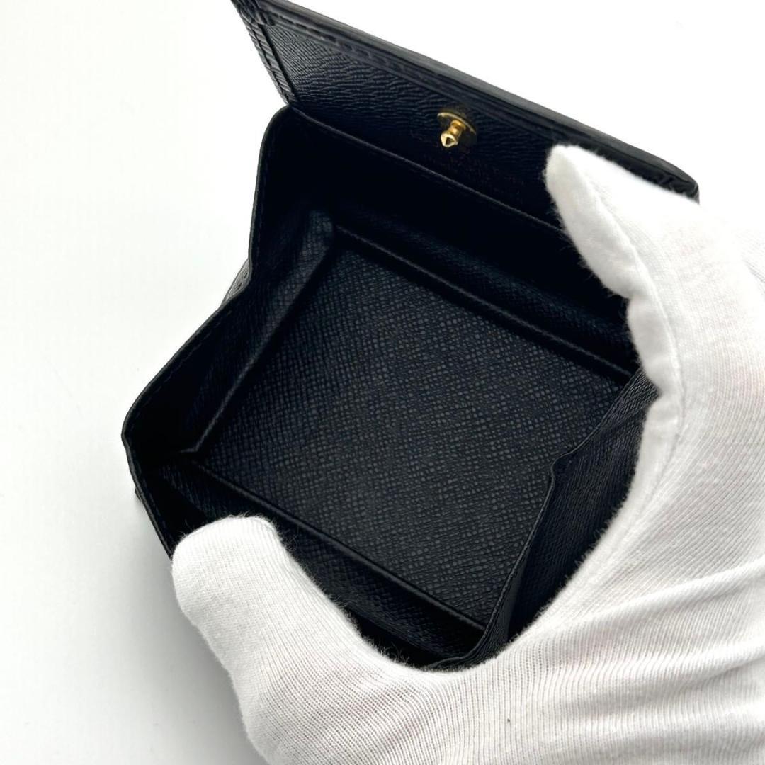 【極美品】ルイヴィトン 小銭入れ ポルトモネボワット エピ 黒 ケース