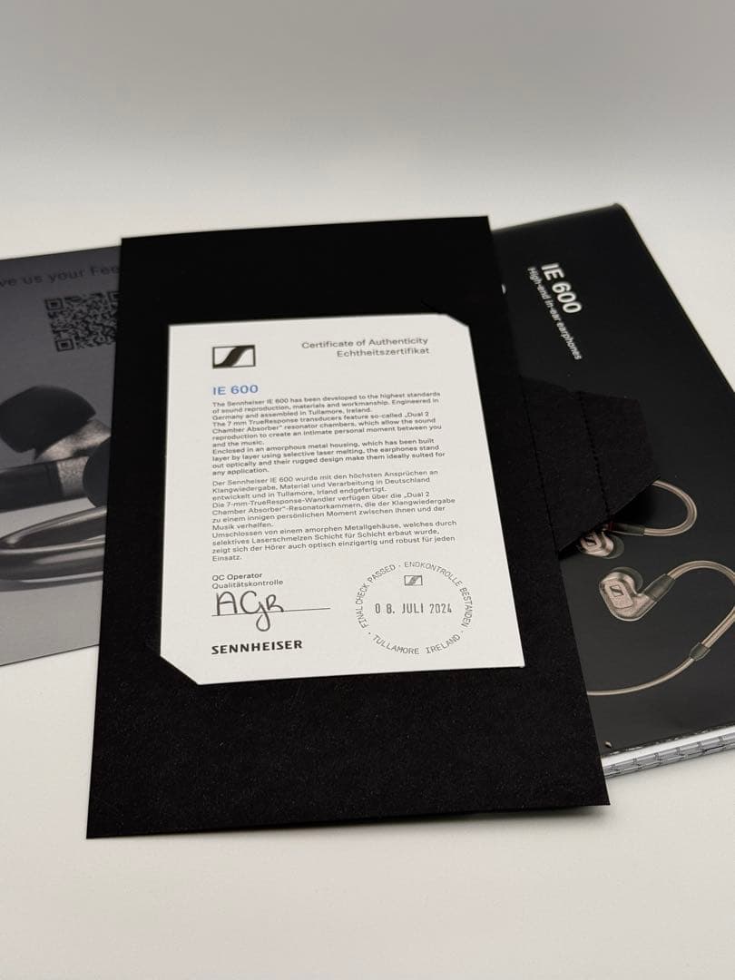 SENNHEISER IE600 美品