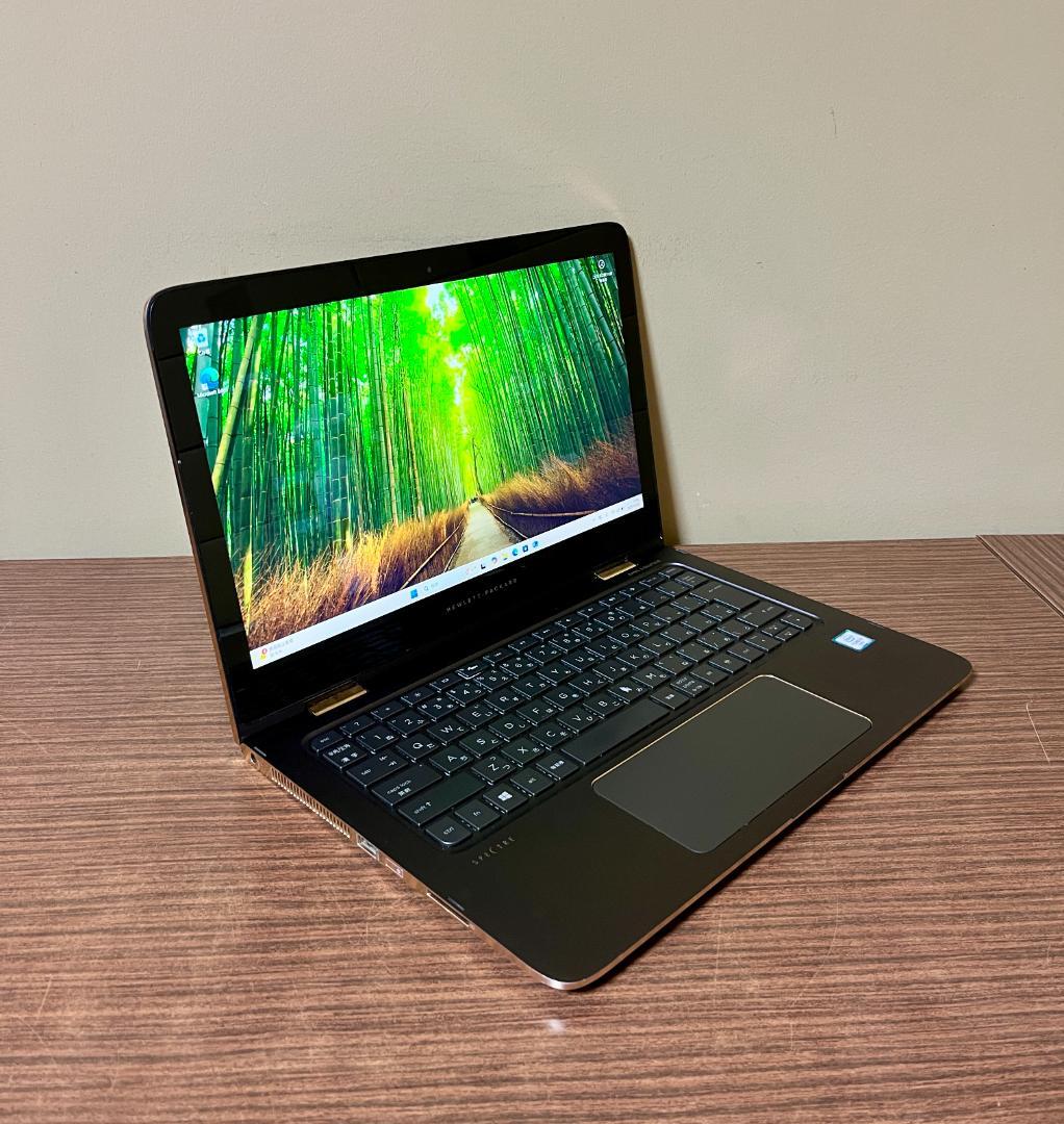 100%, タッチスクリーン、HP Spectre x360、8GB、128GB