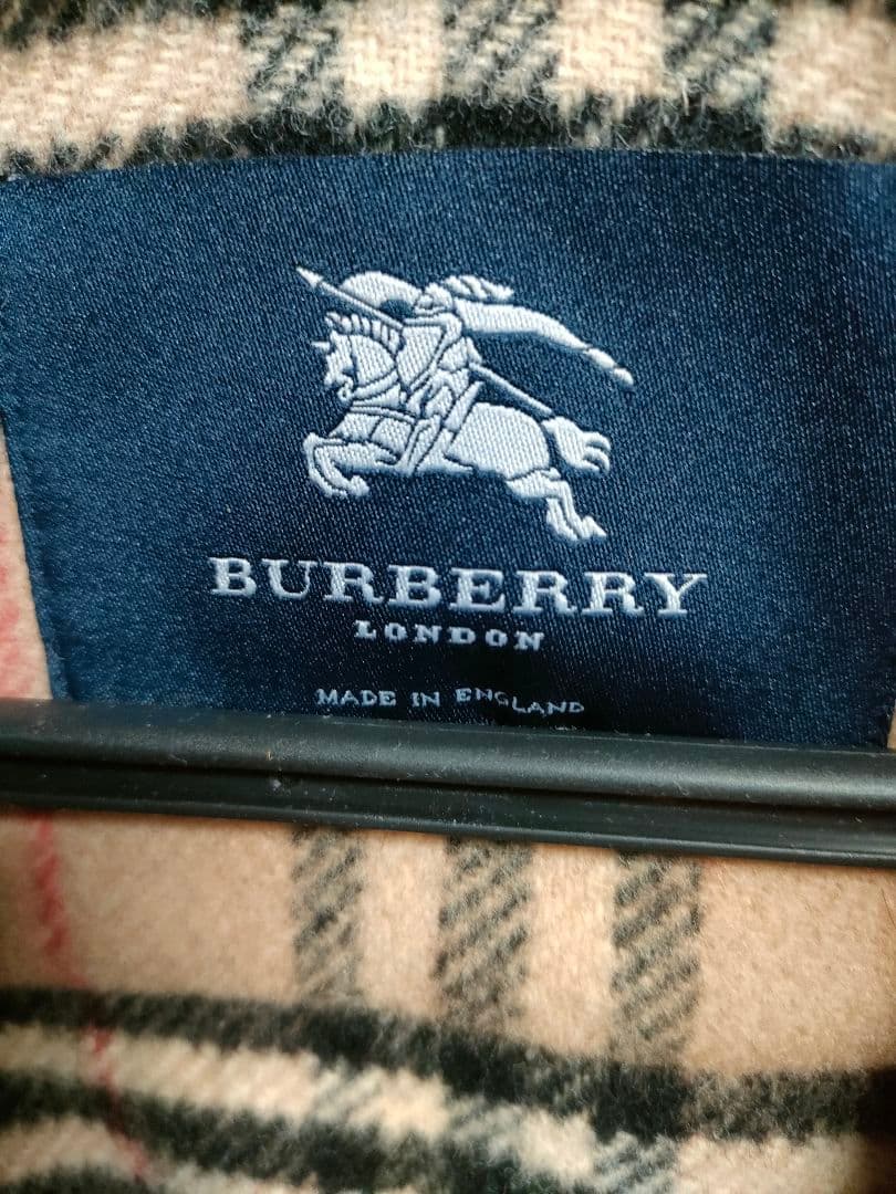 BURBERRY 赤 ダッフルコート