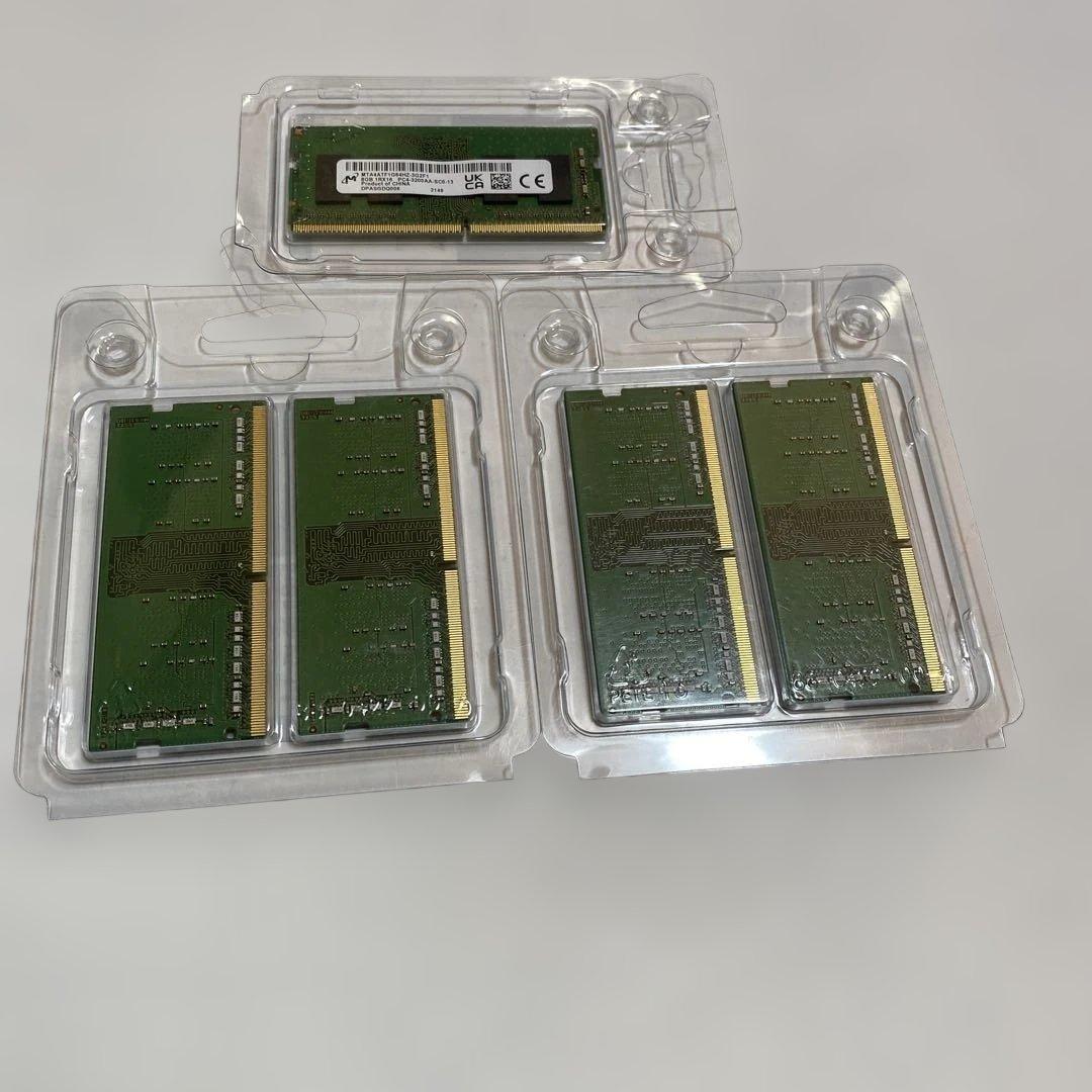 crucial DDR4 メモリ 8GB×5枚セット