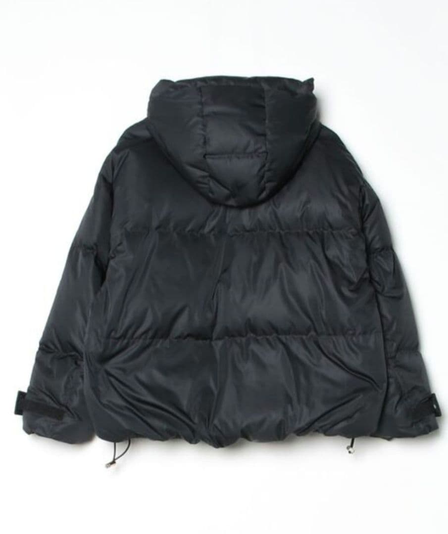 美品FRAY I.D フード ショート ダウンジャケット アウター ブラック