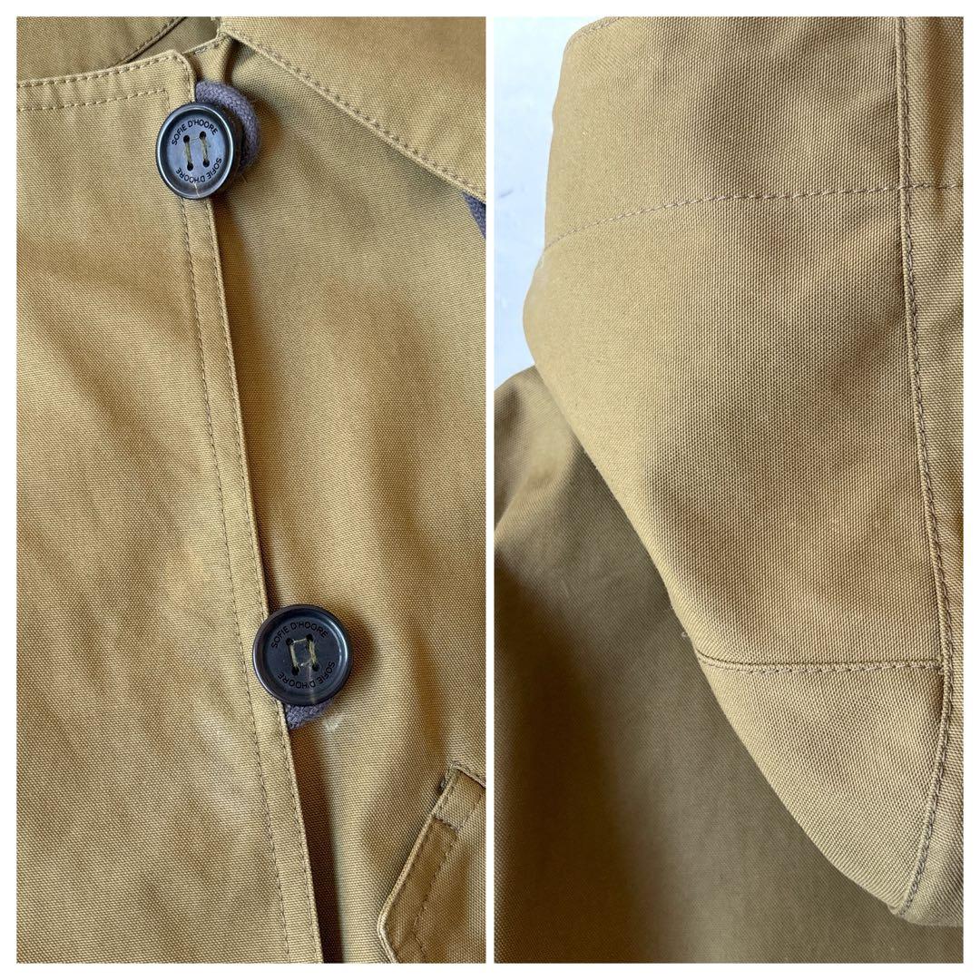 ソフィードール コットンギャバジン モッズコート ブラウン ハーフコート 茶色