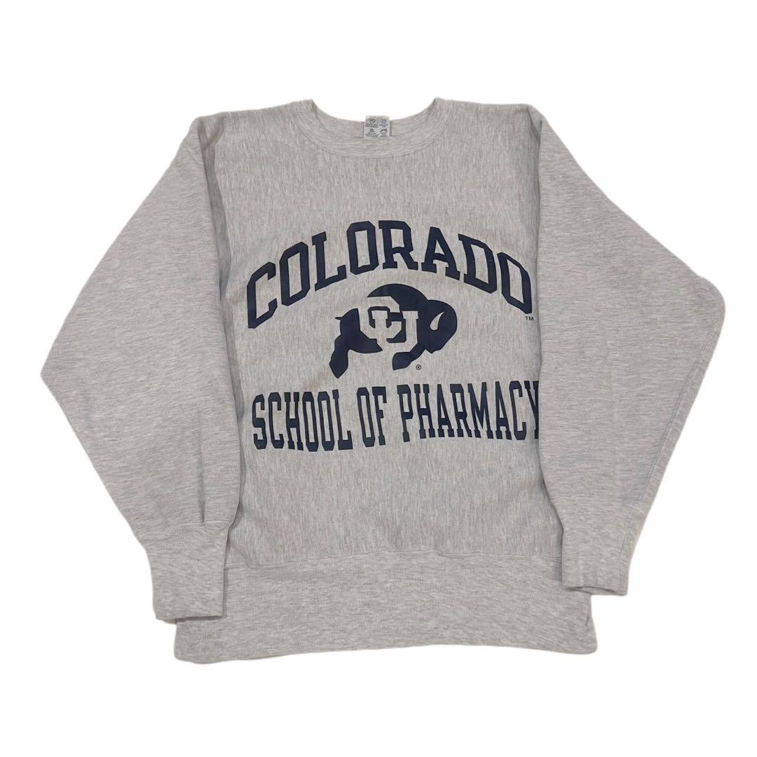 希少★Champion メキシコ製 刺繍タグ 90s カレッジ スウェット