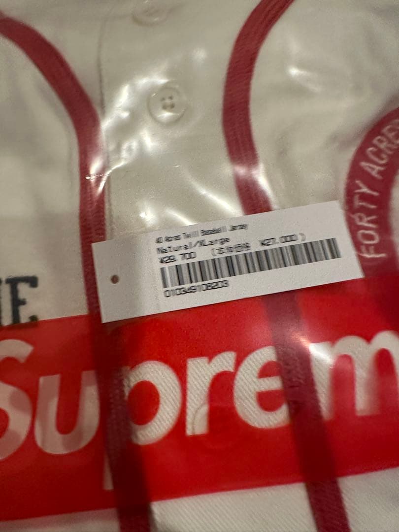 え*ん様 Supreme/40 Acres Twill Baseball Jer