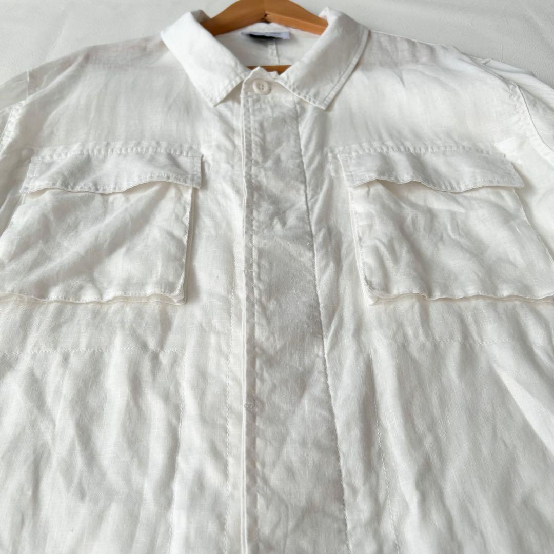 solamonat poche(ソラモナポッシェ) リネンミリタリージャケット