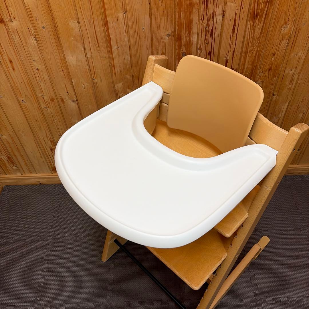 STOKKE トリップトラップ ナチュラル シリアル4 ベビーセット付