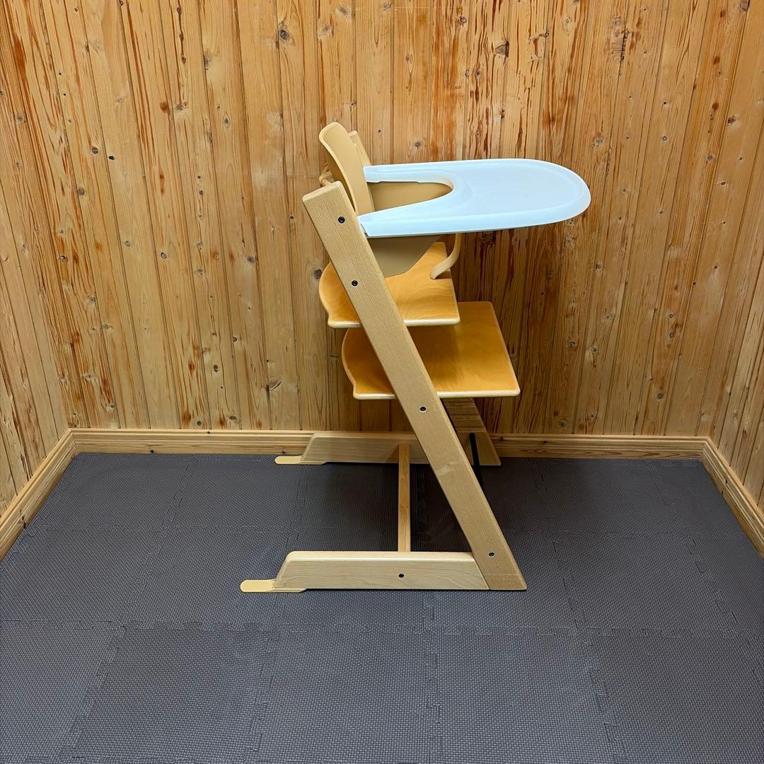 STOKKE トリップトラップ ナチュラル シリアル4 ベビーセット付