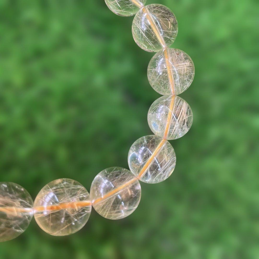 ルチルクォーツ　ブレスレット