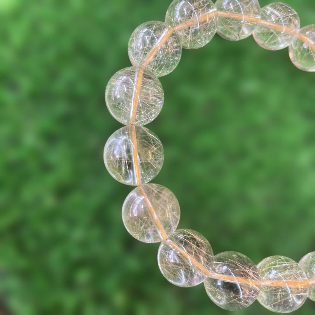 ルチルクォーツ　ブレスレット