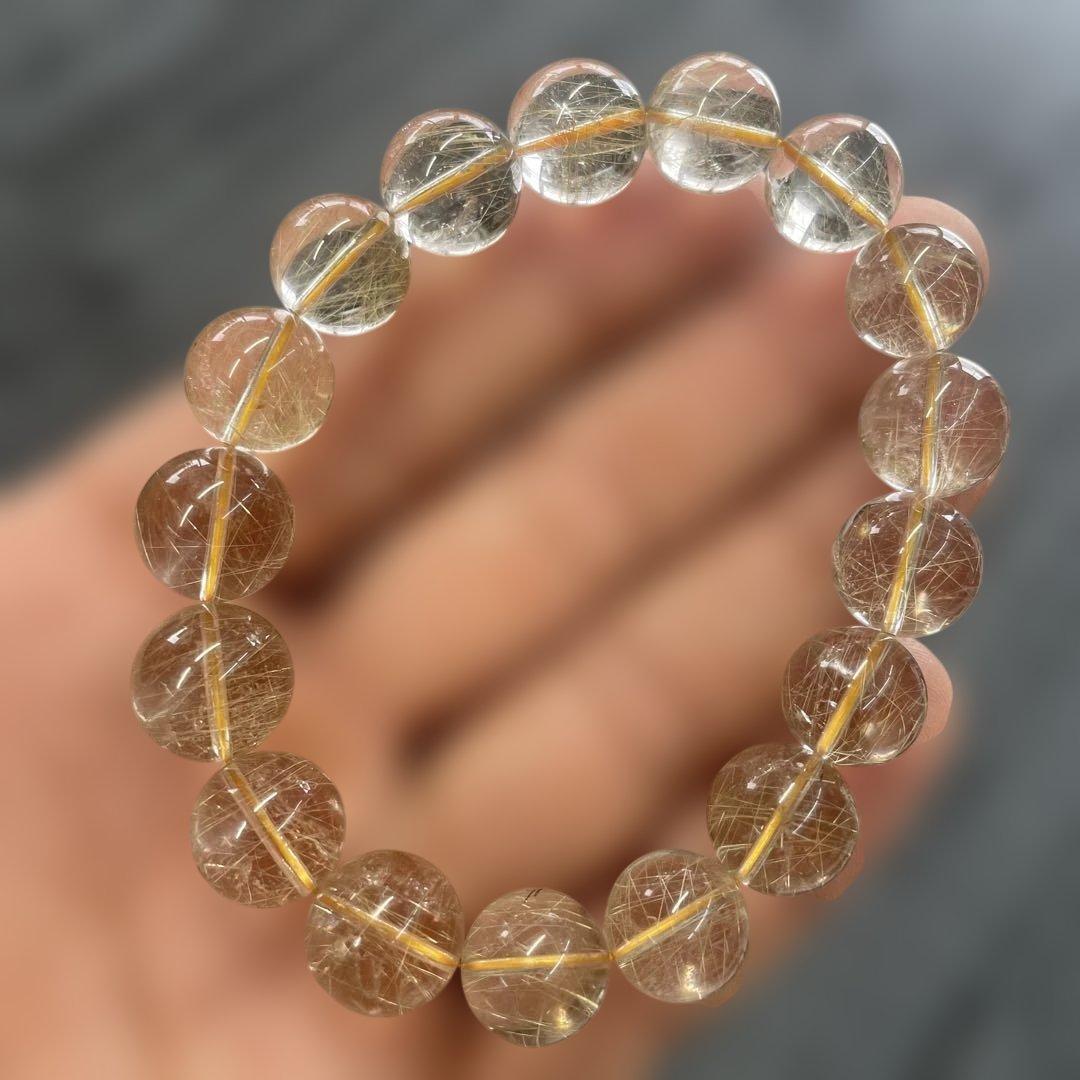 ルチルクォーツ　ブレスレット