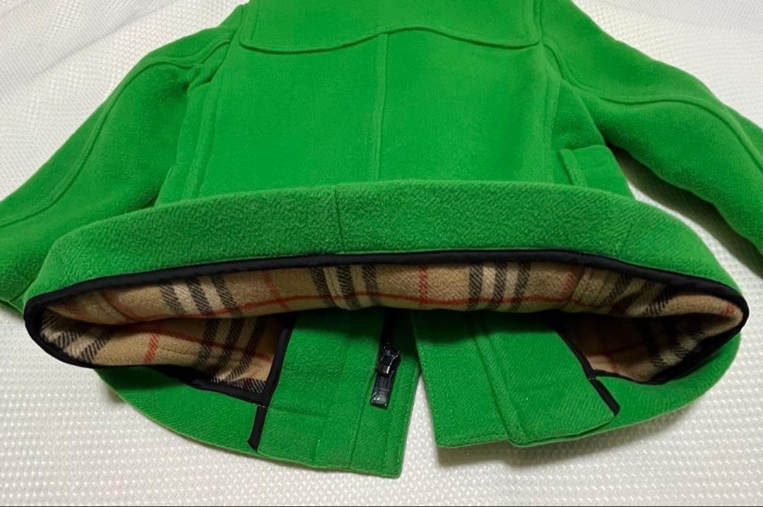 【美品】Burberry children ダッフルコート　キッズ　緑　110