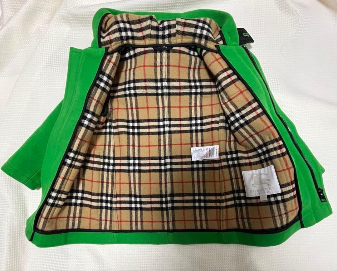 【美品】Burberry children ダッフルコート　キッズ　緑　110