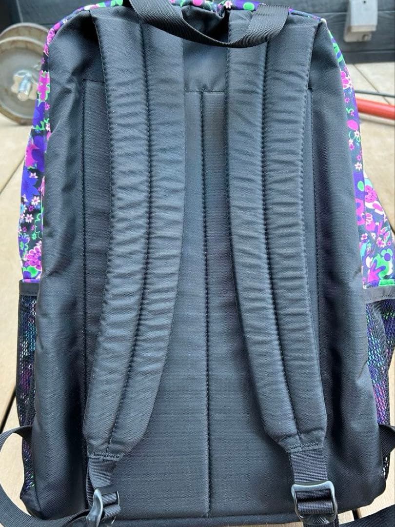 31日までの出品　GREGORY 紫花柄 リュック