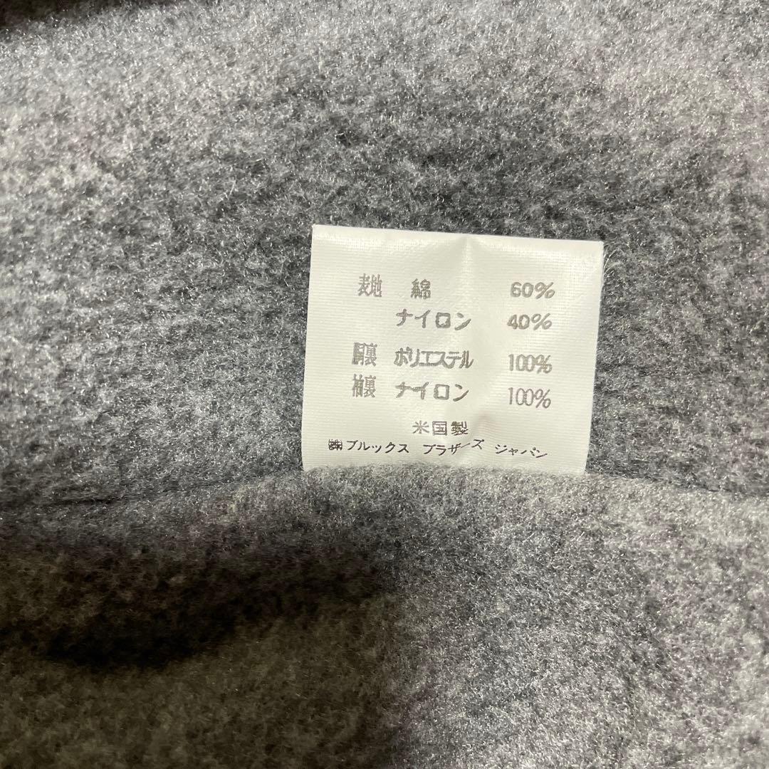 ネイビー ナイロンジャケット フリース裏地ブルックスブラザーズメイドインUSA