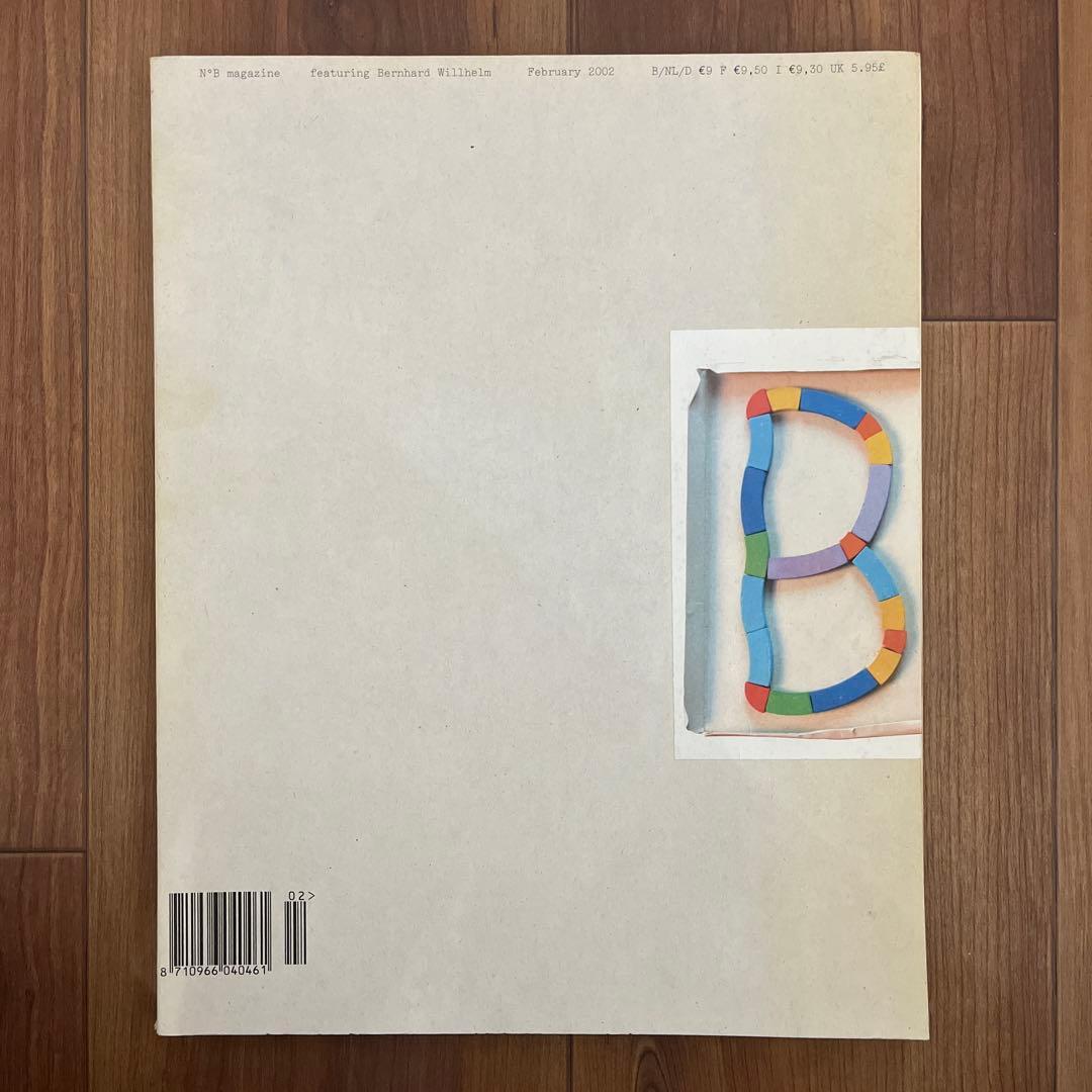 趣味・スポーツ・実用 No.B magazine Bernhard Willhelm