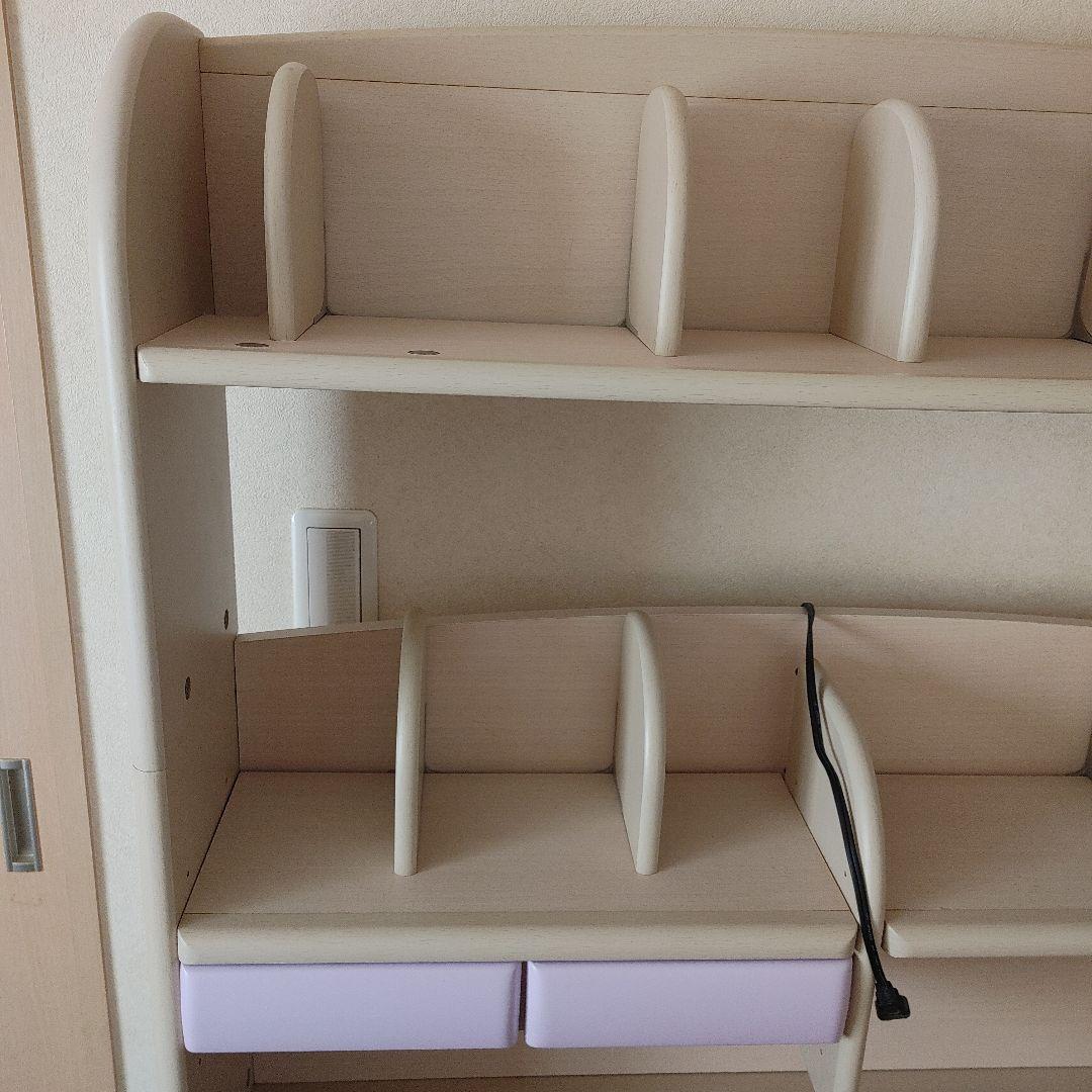 コイズミ学習机　本棚　シェルフのみ