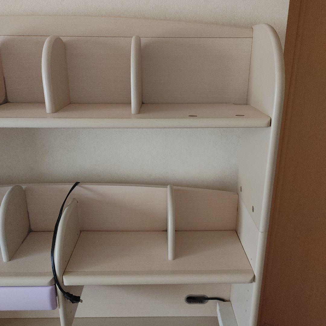 コイズミ学習机　本棚　シェルフのみ