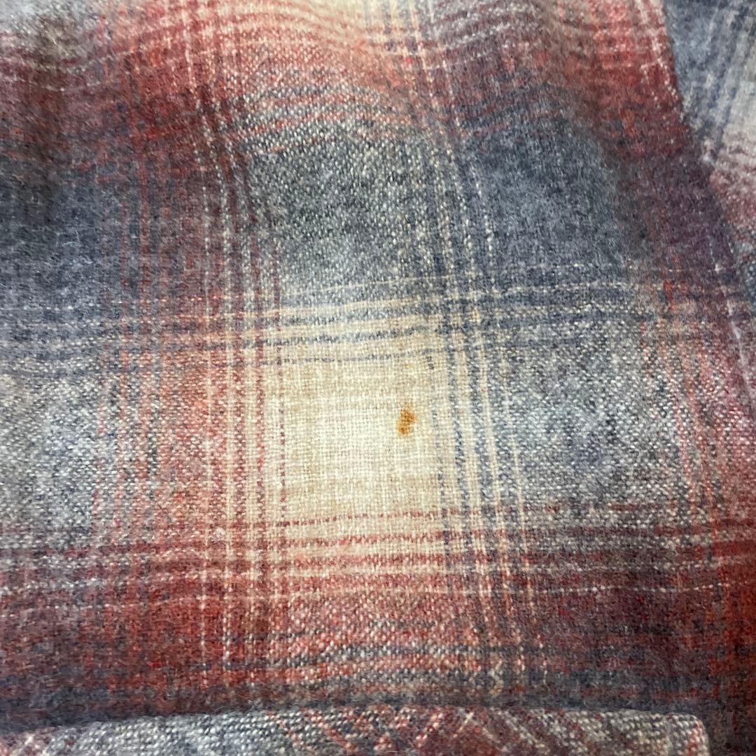 キ*ピ様 オンブレチェック pendleton ウールシャツ XL