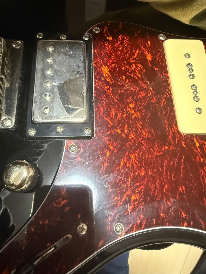 N*）様 ブラック エレキギター