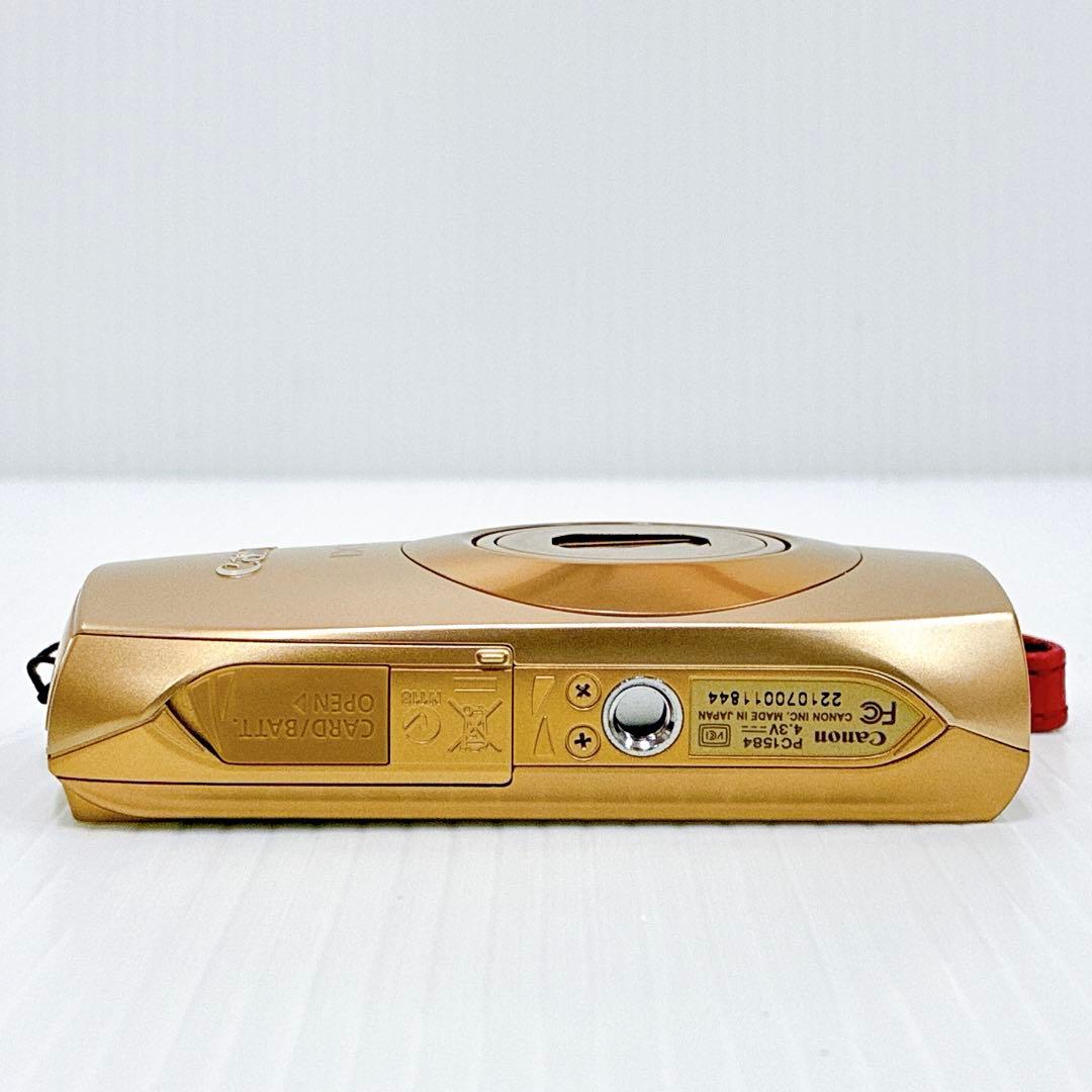 【極美品 SDHCカード付】CANON IXY 31S ゴールド　T-012