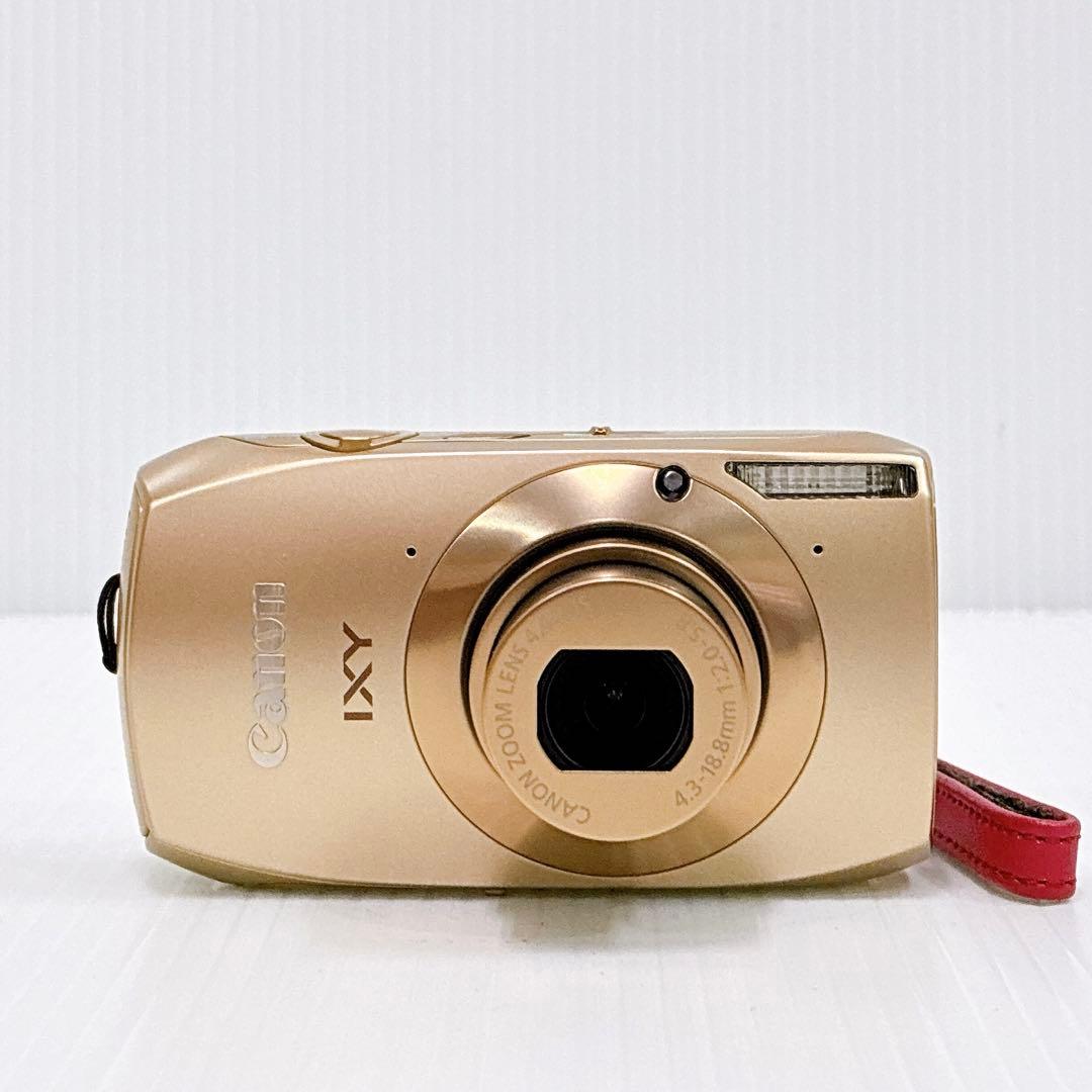 【極美品 SDHCカード付】CANON IXY 31S ゴールド　T-012