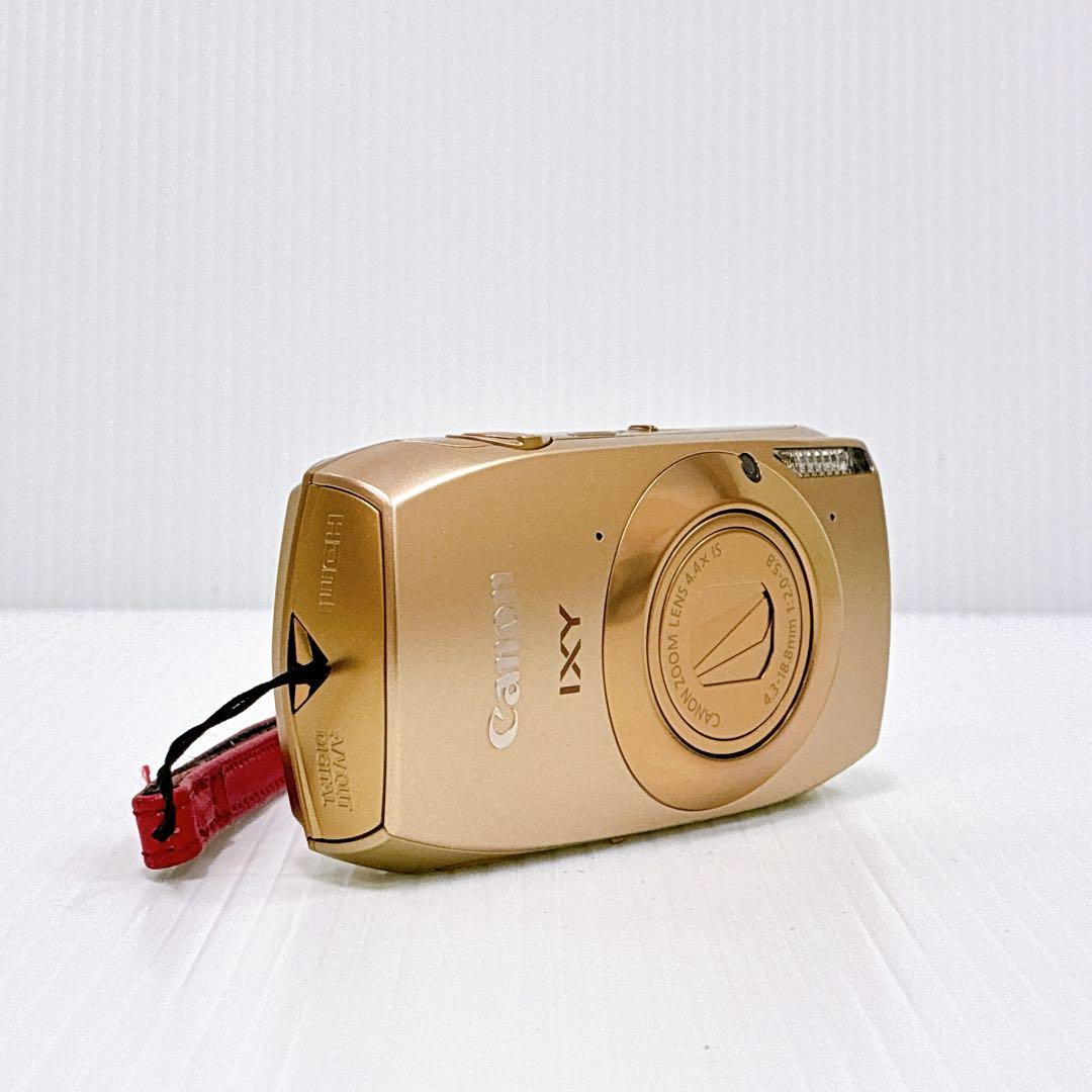 【極美品 SDHCカード付】CANON IXY 31S ゴールド　T-012