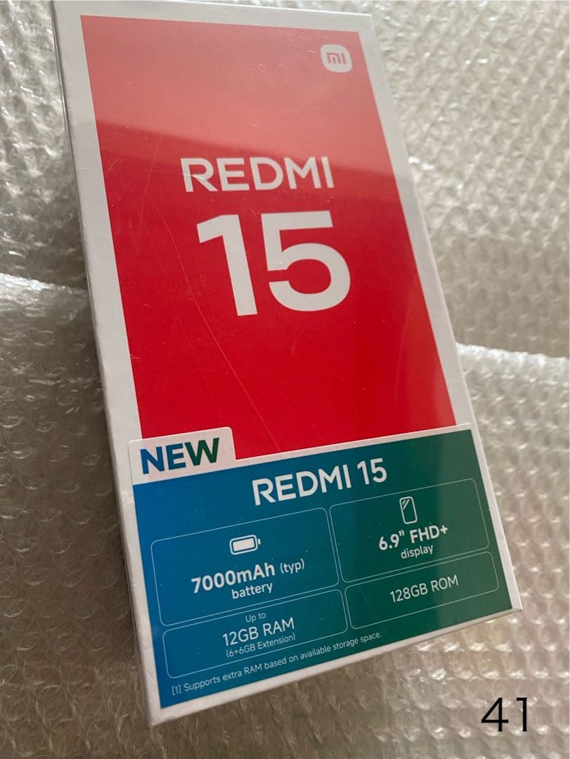 Redmi 15 ブラック　BLACK