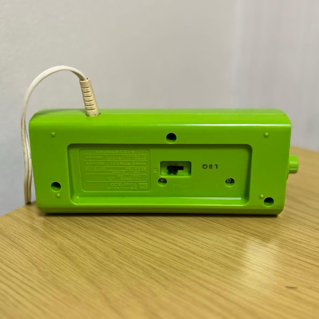 【メンテ済・動作正常】TOSHIBAパタパタ時計 タイムスイッチTWM-300緑