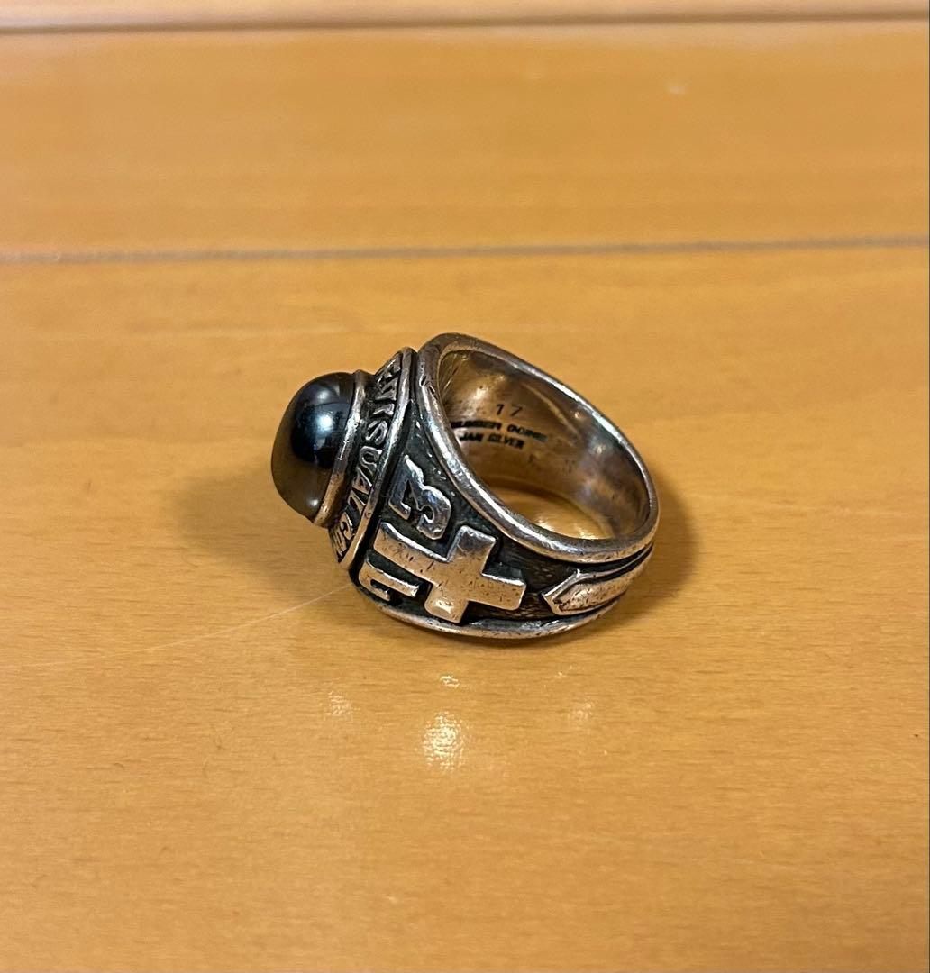 テ*ー様 ナンバーナイン　カレッジリング　numbernine 17 シルバー