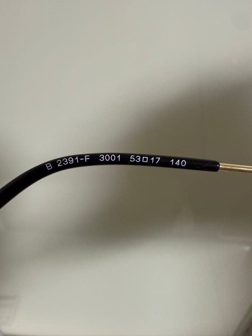 〈BURBERRY〉ラウンド型 メガネ